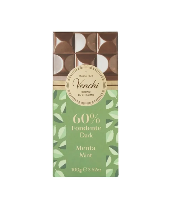 Tavoletta fondente con granella alla menta