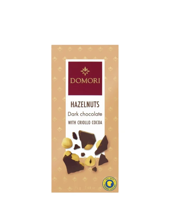 Tavoletta Fondente con Mezze Nocciole Linea Antologia 75 g