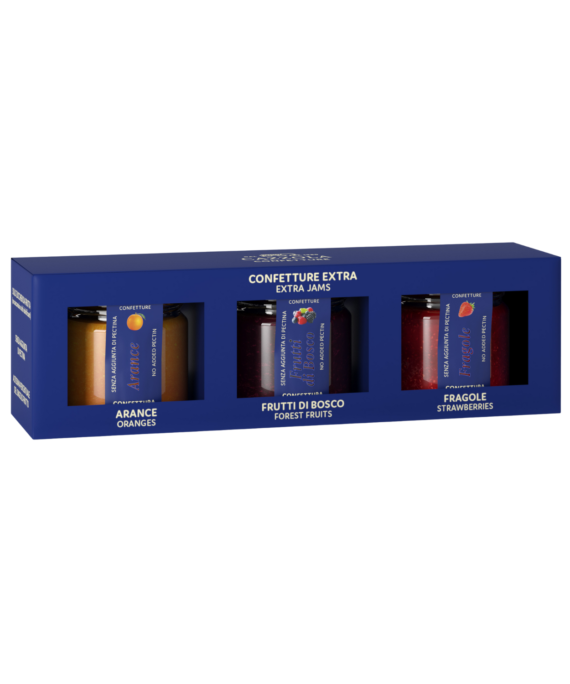 Tris di Confetture - Arance, Frutti di Bosco e Fragole