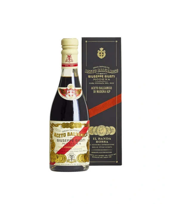 Aceto Balsamico di Modena IGP 5 Medaglie D'Oro con Astuccio - Giusti 250 ml