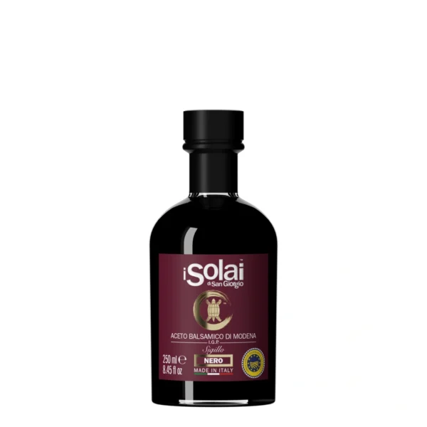 Aceto Balsamico di Modena Sigillo Nero IGP - Acetaia Cazzola e Fiorini 250 ml