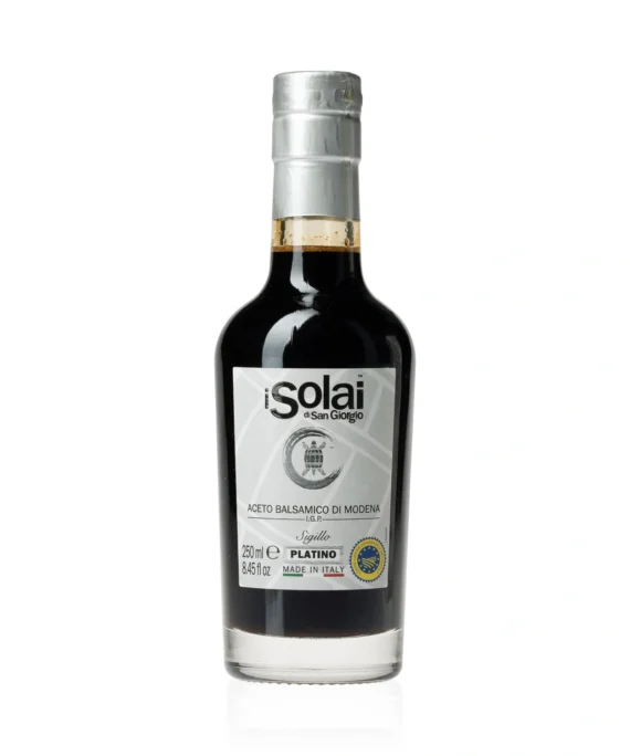Aceto balsamico di Modena Sigillo Platino con Astuccio IGP - Acetaia Cazzola e Fiorini 250 ml
