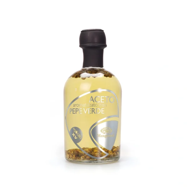 Aceto di Vino Aromatizzato al Pepe Verde - Mengazzoli 250 ml