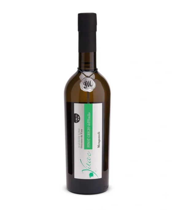 Aceto di vino da vino Pinot Grigio dell'Emilia Linea Vitae - Mengazzoli 500 ml