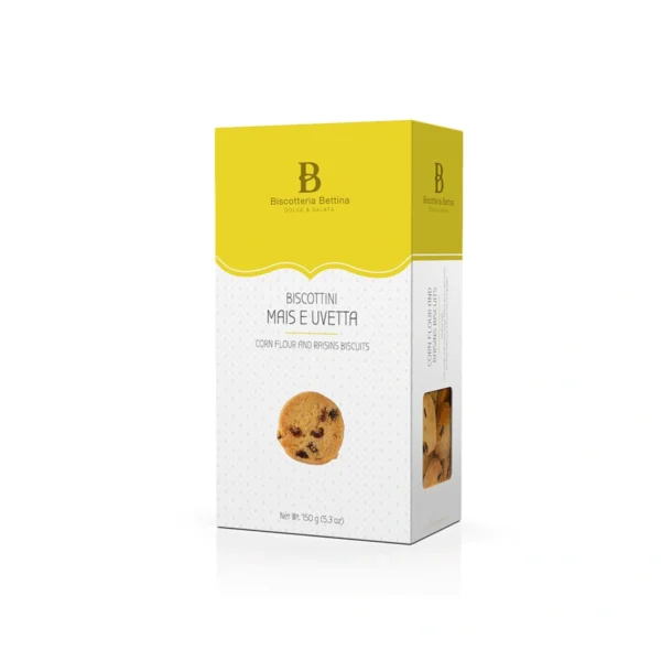 Biscotti con Mais e Uvetta - Bettina 150 g