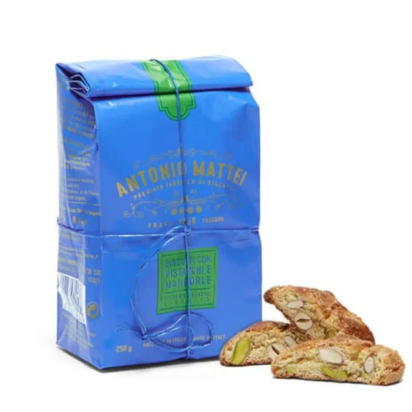 Biscotti Cantucci con Pistacchi e Mandorle - Mattei 250 g