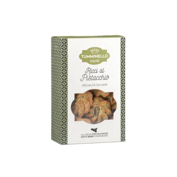 Biscotti Ricci al Pistacchio di Sicilia - Tumminello 220 g