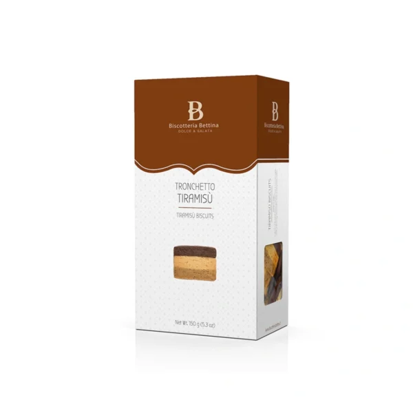 Biscotti Tronchetto Tiramisù Cioccolato, Vaniglia e Caffè - Bettina 150 g