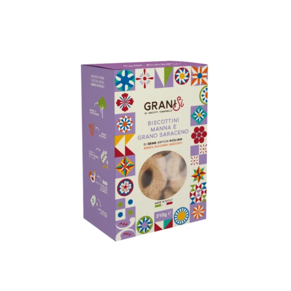 Biscottini Manna e Grano Saraceno - Tumminello 210 g