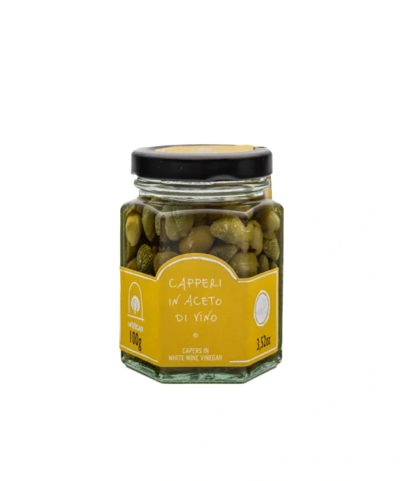 Capperi in Aceto di Vino Bianco - La Nicchia 100 g