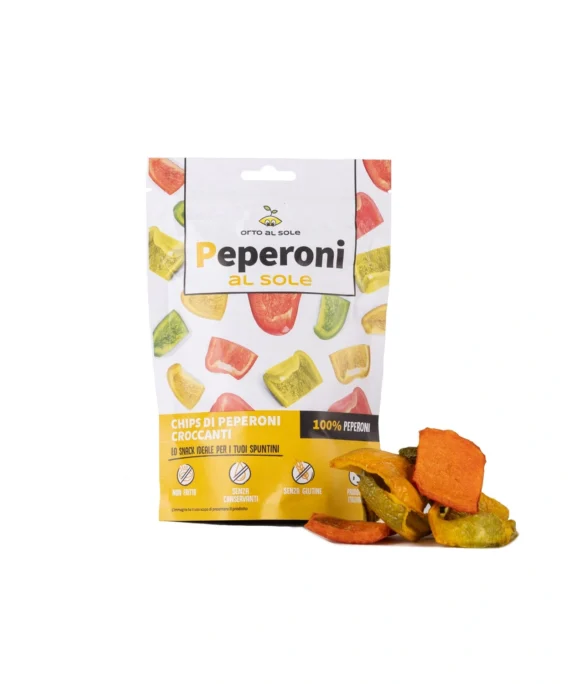 Chips di Peperoni Disidratati - Orto al Sole 10 g