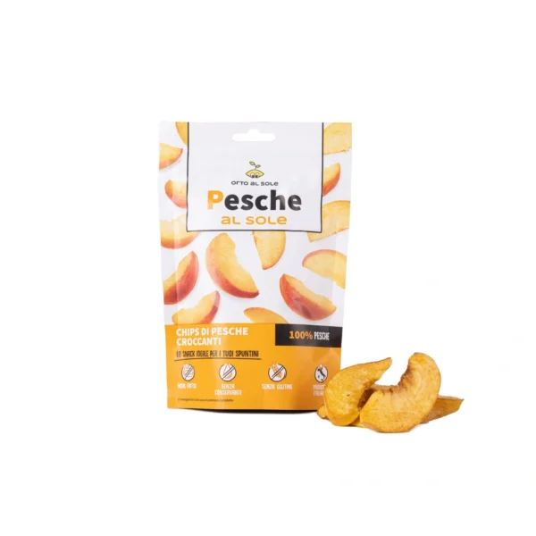 Chips di Pesche Disidratate - Orto al Sole 20 g