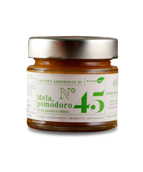 Chutney di Mele, Rafano e Pomodori Verdi n°45 - Brusadin 150 g