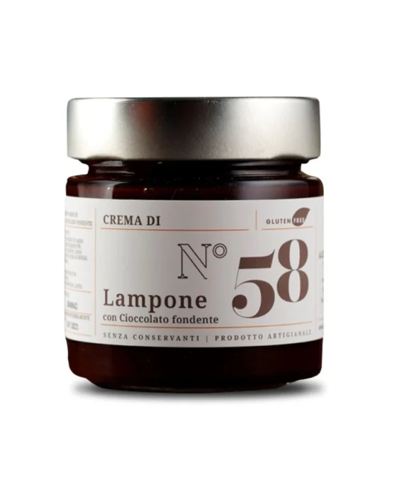 Crema di Lamponi e Cioccolato Fondente n°58 - Brusadin 270 g