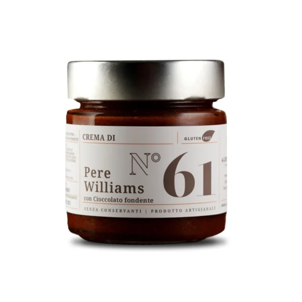 Crema di Pere Williams e Cioccolato Fondente n°61 - Brusadin 270 g