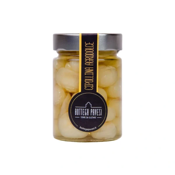 Cipolline Borettana in Agrodolce - Bottega Pavesi 330 g