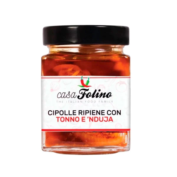 Cipolle ripiene di Tonno e 'Nduja - CasaFolino 280 g