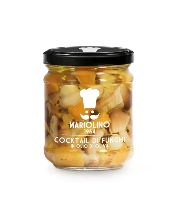 Cocktail di Funghi in Olio d'Oliva - Mariolino 190 g