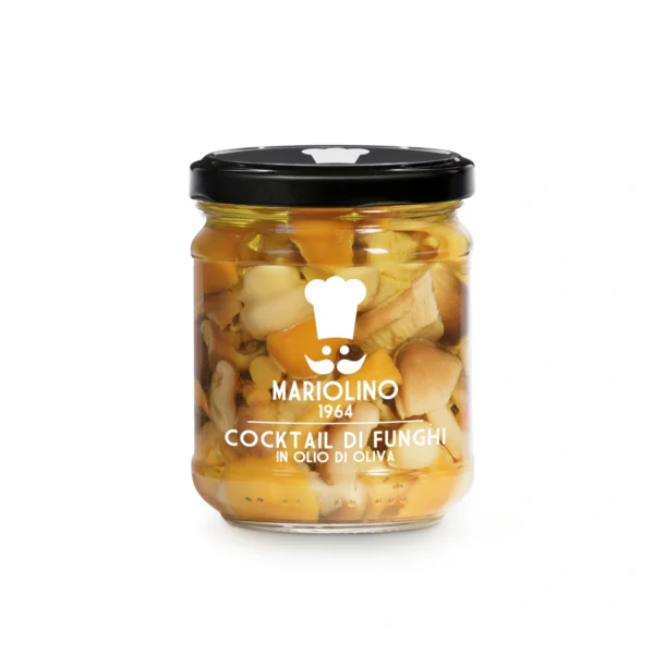 Cocktail di Funghi in Olio d'Oliva - Mariolino 190 g