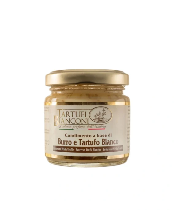 Condimento a Base di Burro e Tartufo Bianco - Tartufi Bianconi 80 g