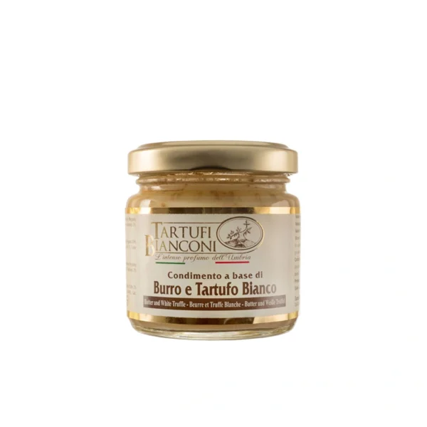Condimento a Base di Burro e Tartufo Bianco - Tartufi Bianconi 80 g