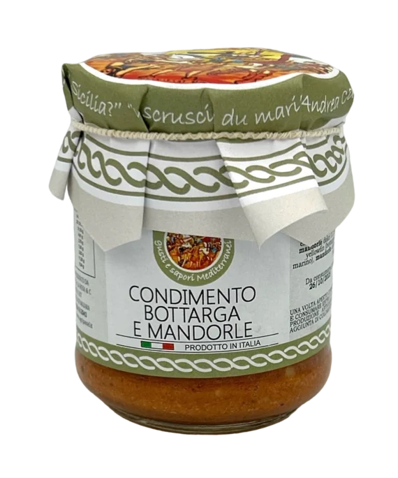Condimento Bottarga e Mandorle - Agripantel 180 g