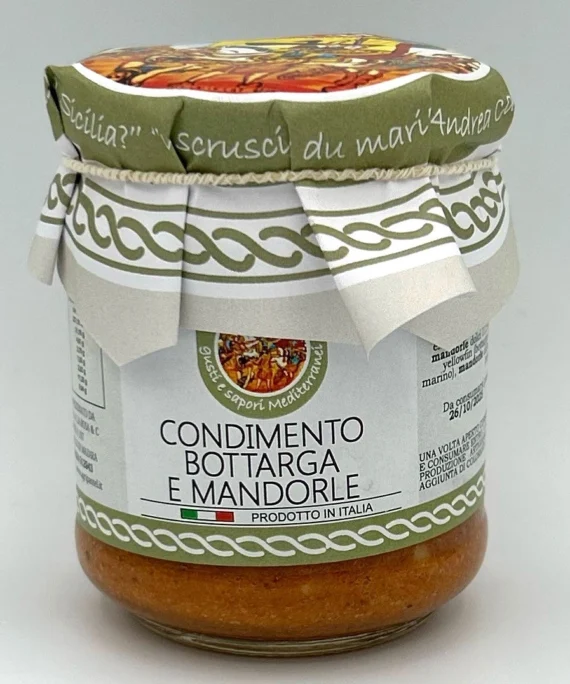 Condimento Bottarga Pinoli e Mandorle - Agripantel 180 g