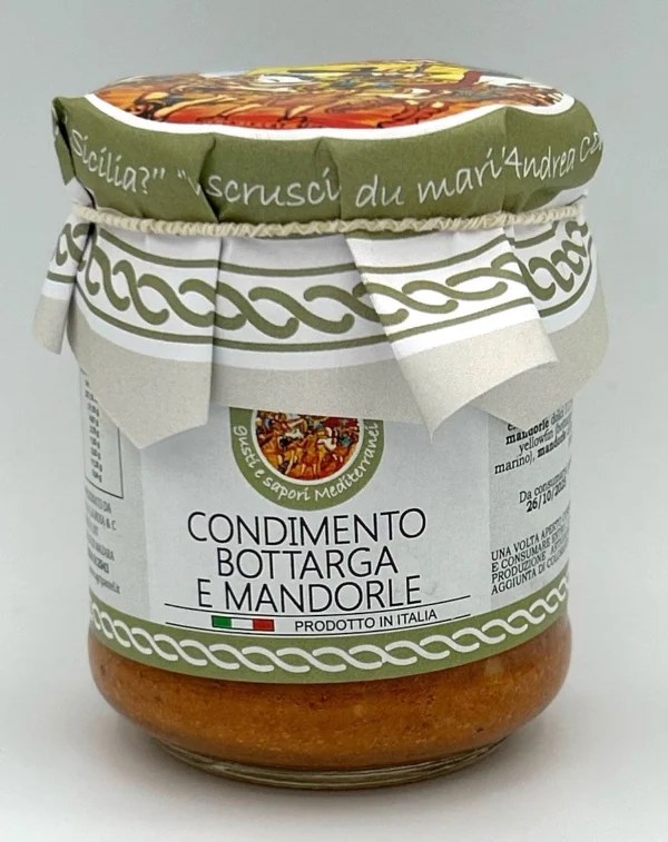 Condimento Bottarga Pinoli e Mandorle - Agripantel 180 g