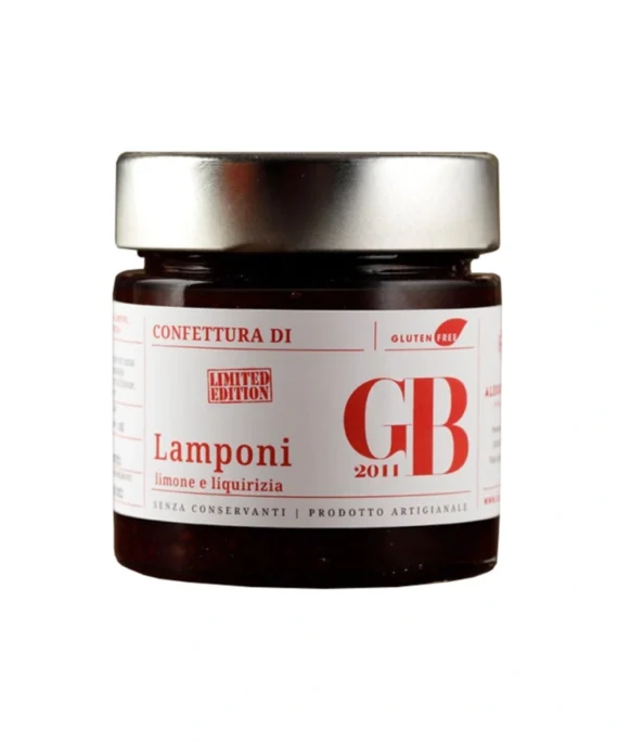 Confettura di Lampone Limone e Liquirizia 270 g - Brusadin