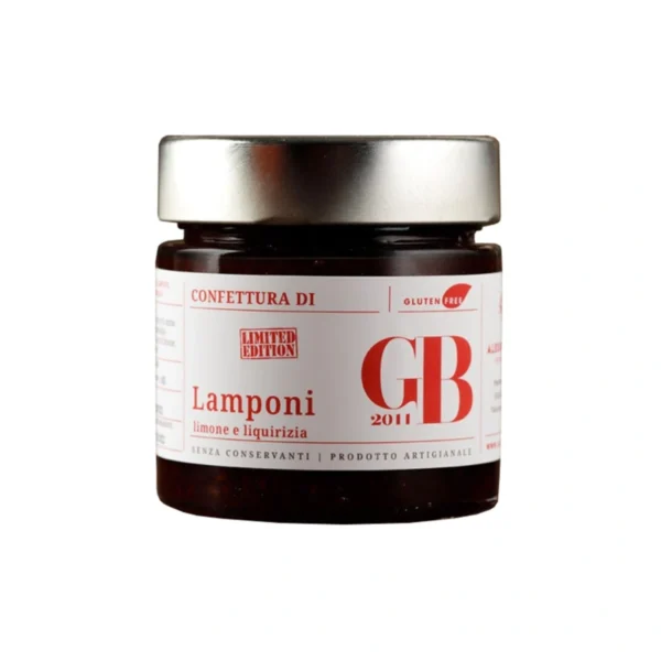 Confettura di Lampone Limone e Liquirizia 270 g - Brusadin