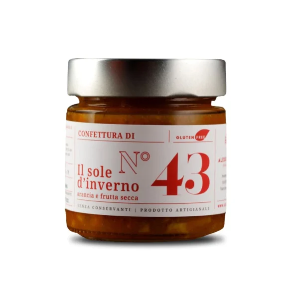 Confettura Il sole d'inverno, Arancia e Frutta Secca n°43 - Brusadin 270 g