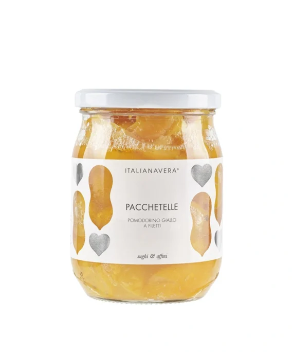 Pomodorino Giallo a Filetti del Vesuvio Pacchetelle - Italianavera 550 g