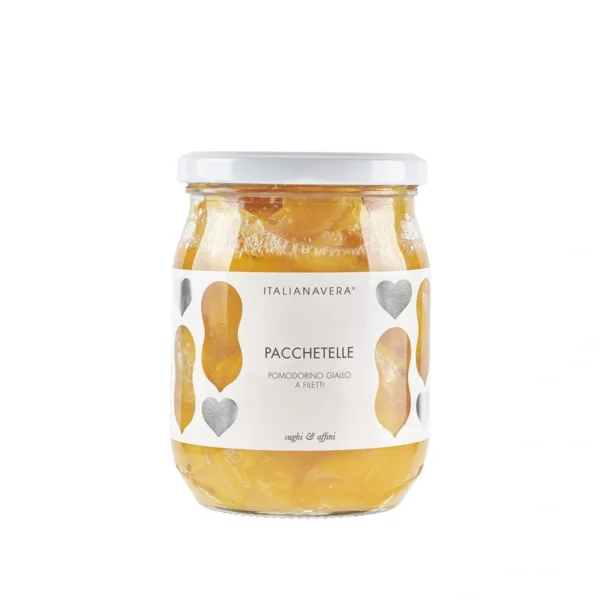 Pomodorino Giallo a Filetti del Vesuvio Pacchetelle - Italianavera 550 g