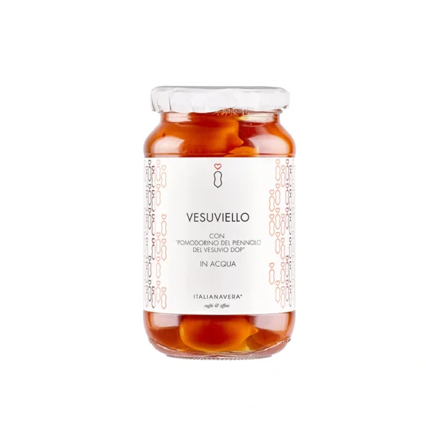 Pomodoro Vesuviello del Piennolo del Vesuvio DOP in Acqua - Italianavera 520 g