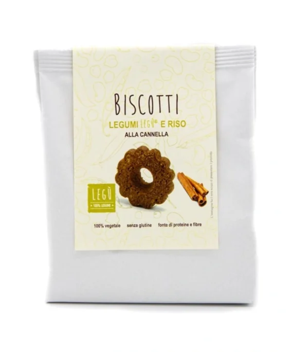 Biscotti di Farina di Riso e Cannella - Legù 140 g