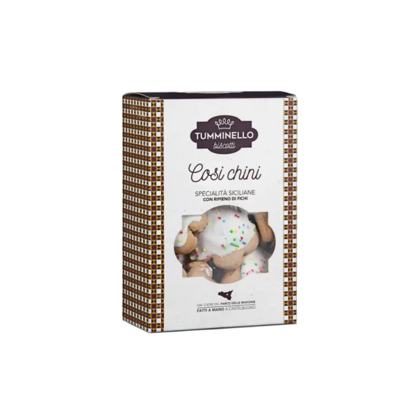 Biscotti Cosi Chini ripieni ai Fichi, Mandorle e Cioccolato - Tumminello 320 g