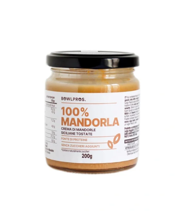 Crema 100% Mandorle Tostate - Bowlpros 200 g