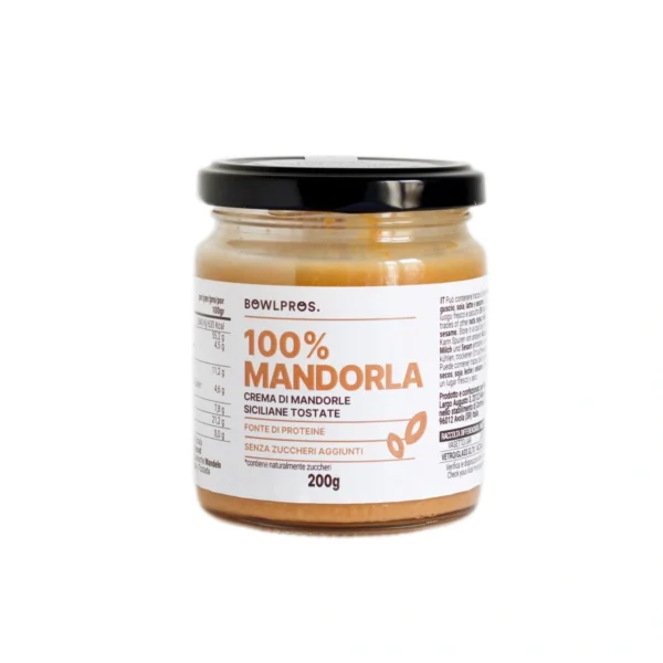 Crema 100% Mandorle Tostate - Bowlpros 200 g