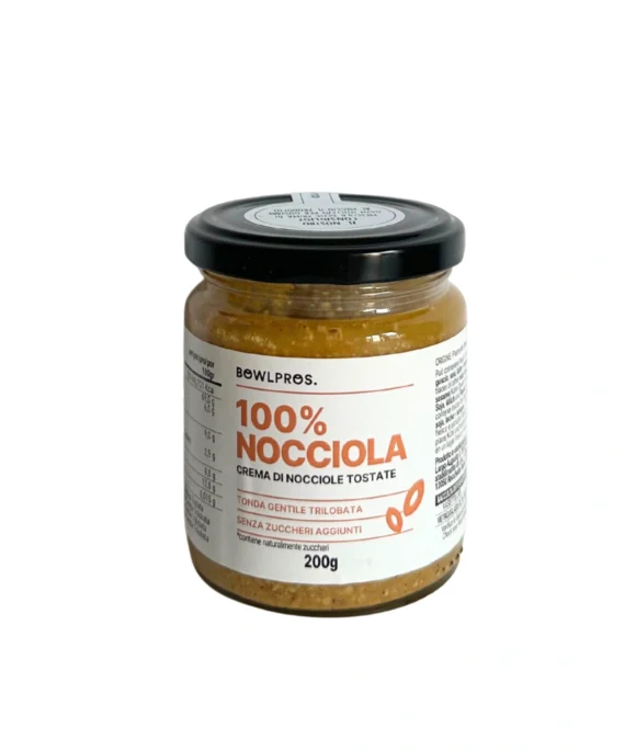 Crema 100% Nocciole Piemonte IGP - Bowlpros 200 g