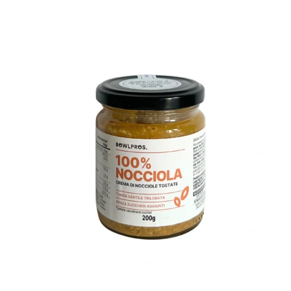 Crema 100% Nocciole Piemonte IGP - Bowlpros 200 g