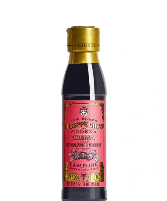 Crema a base di Aceto Balsamico IGP al Lampone - Giusti 150 ml