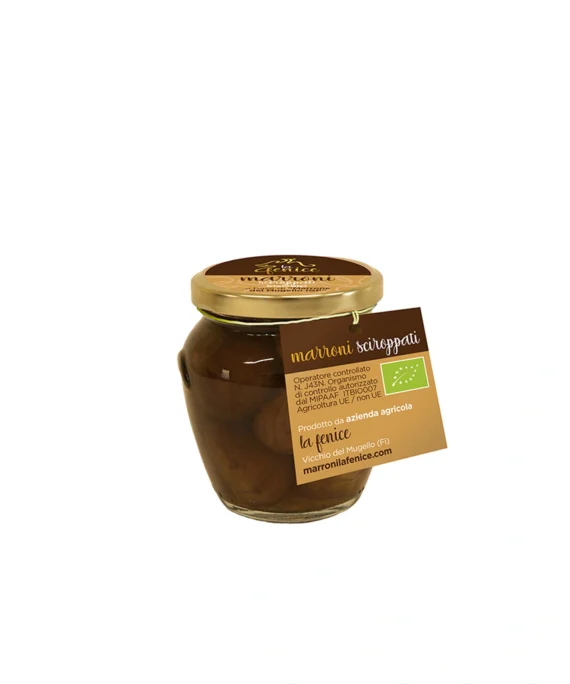 Marroni BIO Sciroppati - La Fenice 220 g