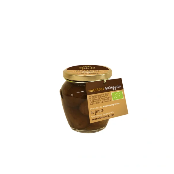 Marroni BIO Sciroppati - La Fenice 220 g