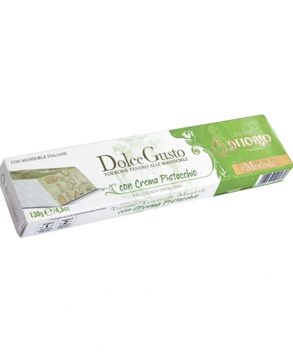 Torrone Morbido al Pistacchio Dolce Gusto - Di Iorio 130 g