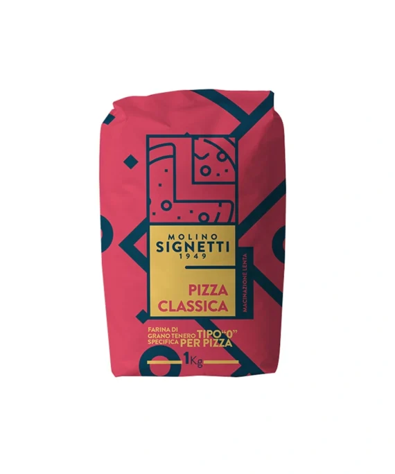 Farina di Grano Tenero tipo 0 per Pizza Classica - Molino Signetti 1 Kg