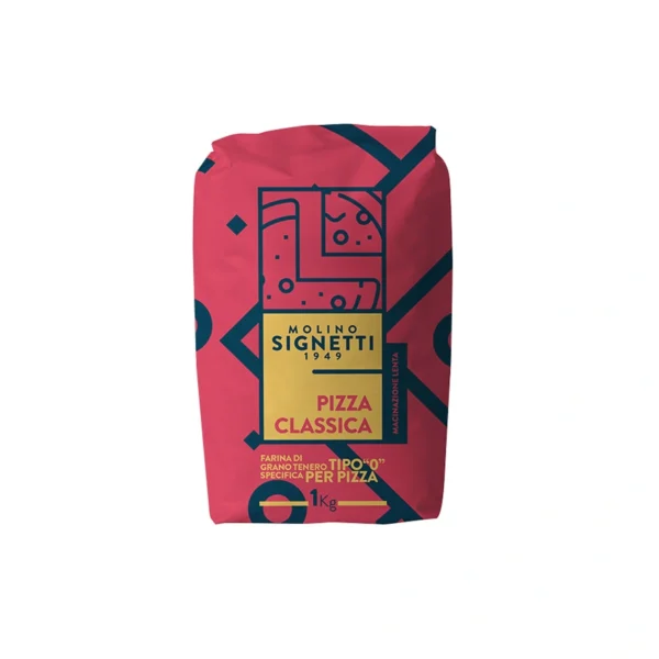 Farina di Grano Tenero tipo 0 per Pizza Classica - Molino Signetti 1 Kg