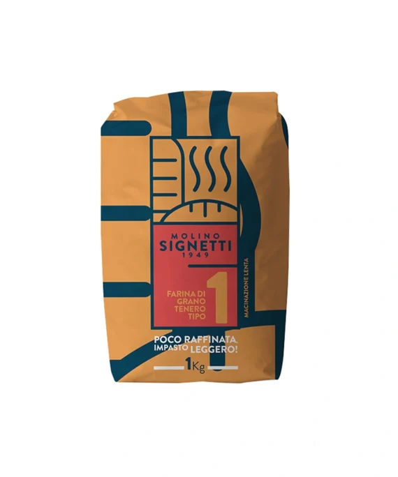 Farina di Grano Tenero tipo 1 - Molino Signetti 1 Kg