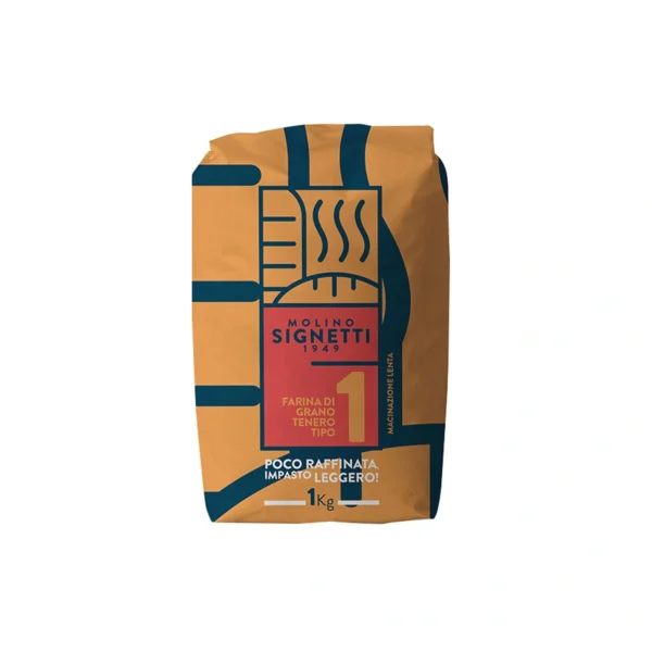 Farina di Grano Tenero tipo 1 - Molino Signetti 1 Kg