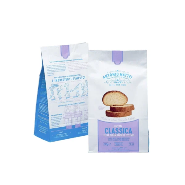 Fette di Pan Brioche Tostate Ricetta Classica - Mattei 200 g
