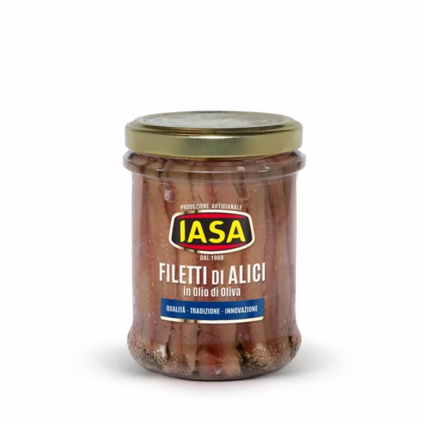 Filetti di Alici in Olio d'Oliva - Iasa 200 g
